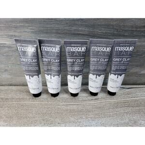 Masque Bar Gray Charcoal Clay Wash Off Mask 1oz 5Pack